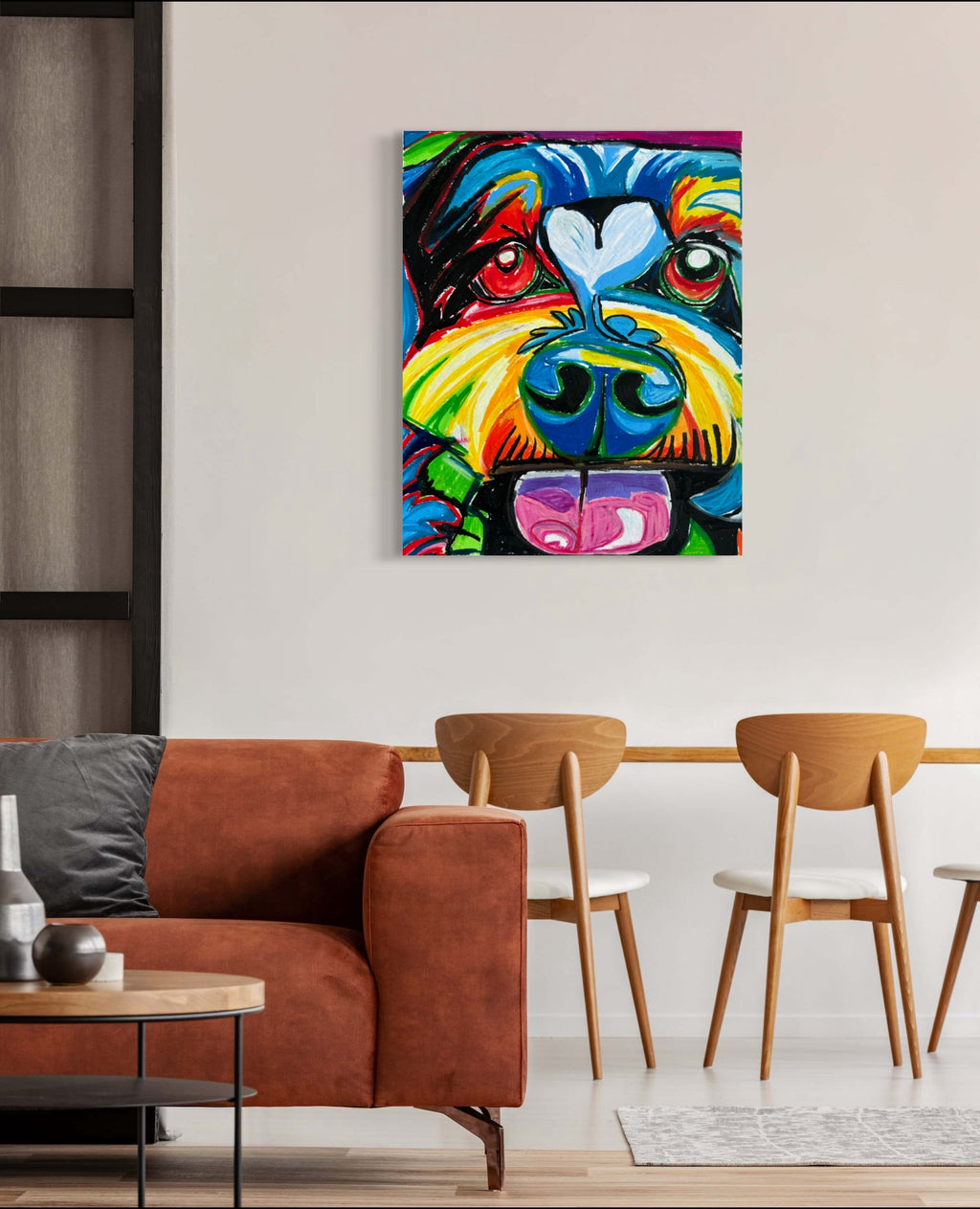 The Schnauzer Dog - Art Prints Vichy's Art