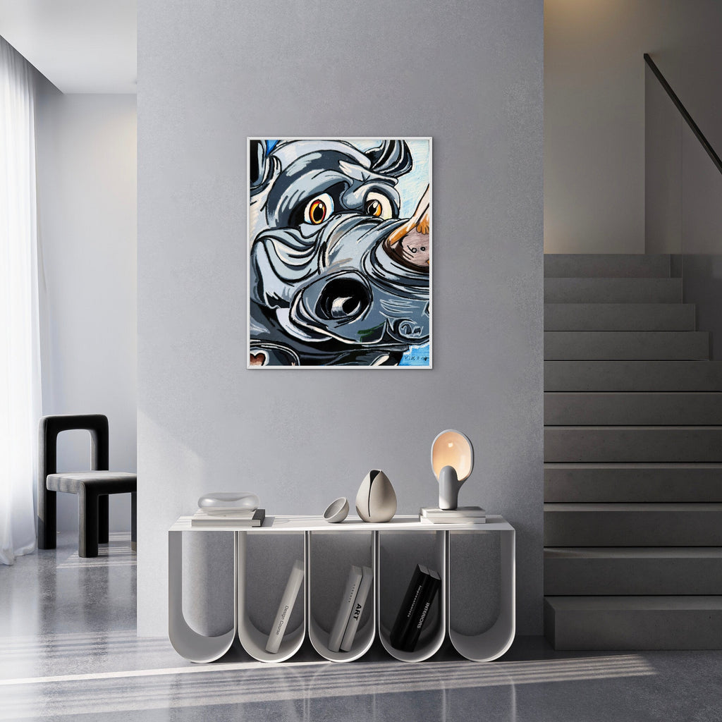 One Horned Wonder - Art Prints Vichy's Art