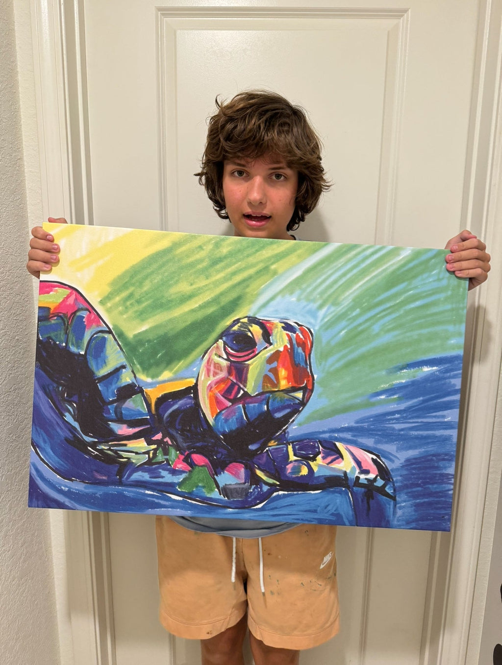 Colorful Turtle - Art Prints Vichy's Art