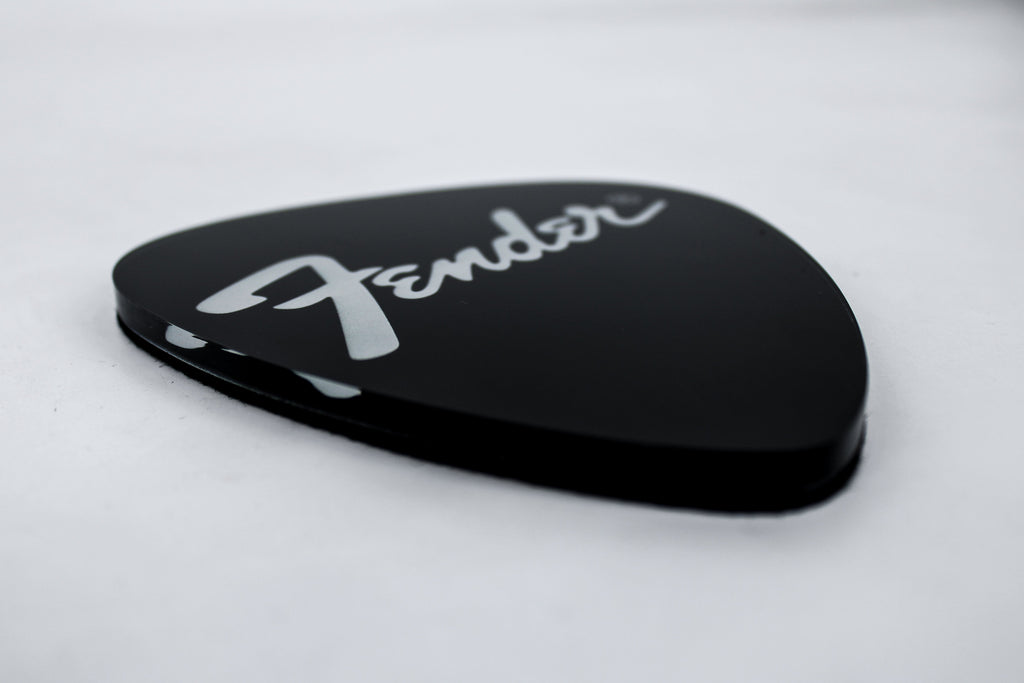 Fender Guitar Pick Shaped Coasters (Set of 4) Pluginz Keychains
