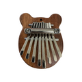 Mini Bear-Shaped Wooden Kalimba – 8-Key Thumb Piano Music Frog Co