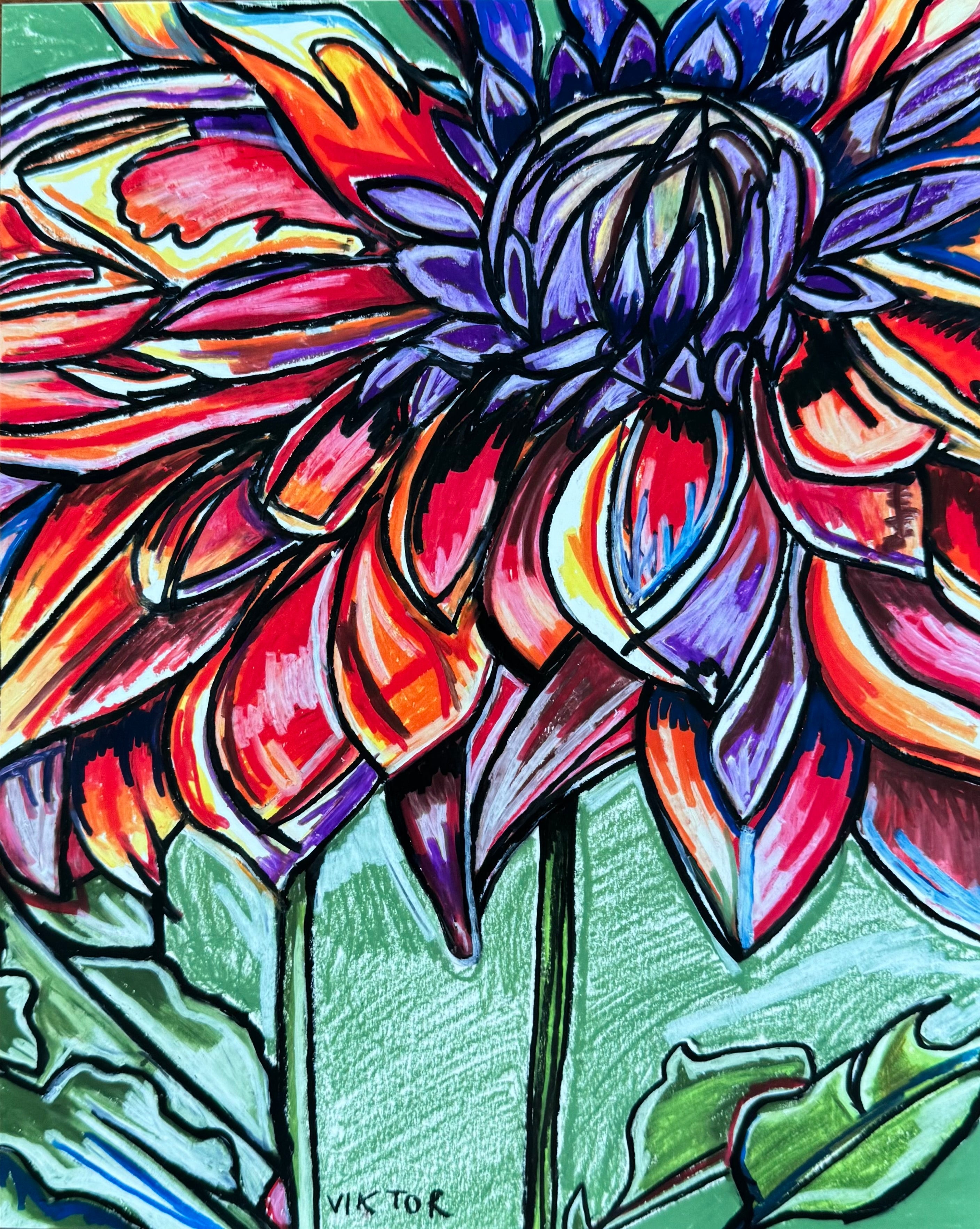 Dahlia - Art Prints Vichy's Art