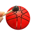 mini-steel-rain-drum-3-inch-percussion-instrument-with-mallet-red Music Frog Co