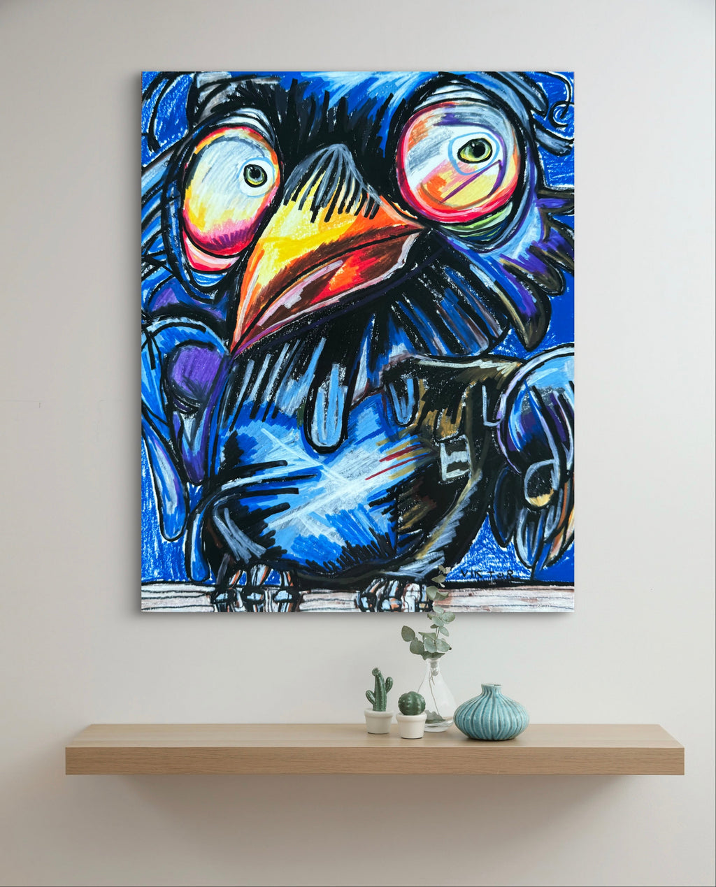 Edgar The Crow - Art Prints Vichy's Art