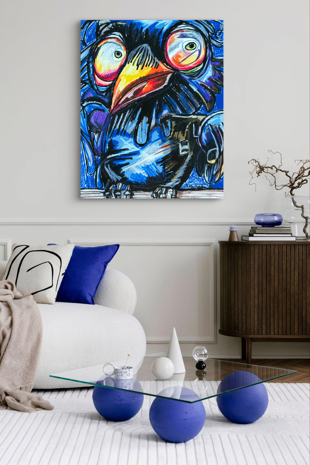 Edgar The Crow - Art Prints Vichy's Art