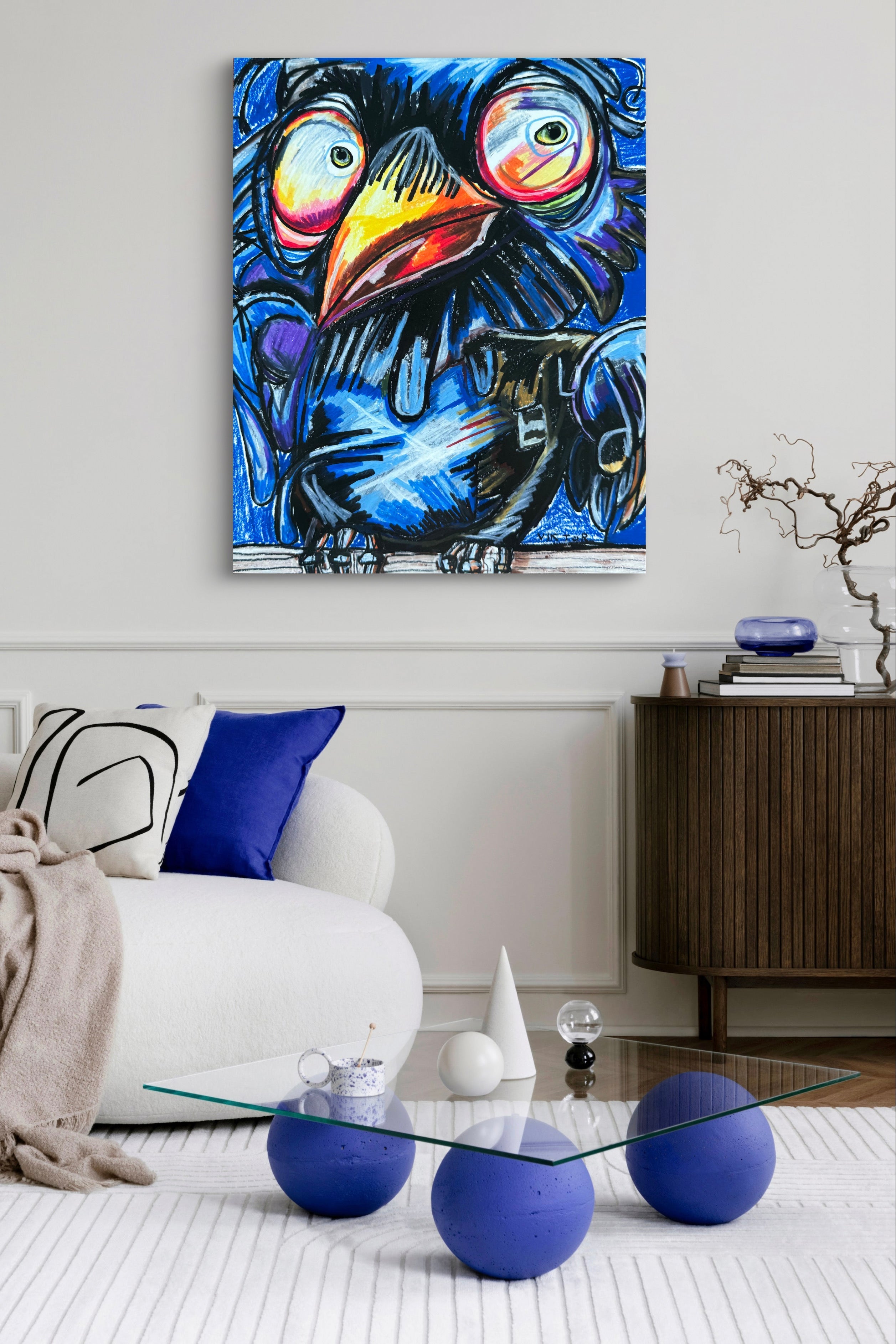 Edgar The Crow - Art Prints Vichy's Art