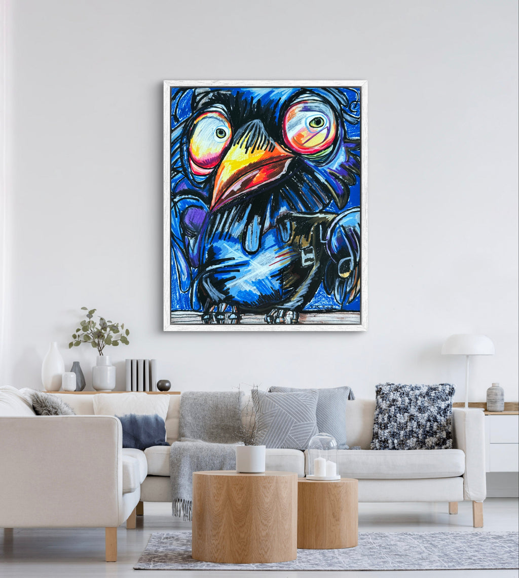 Edgar The Crow - Art Prints Vichy's Art