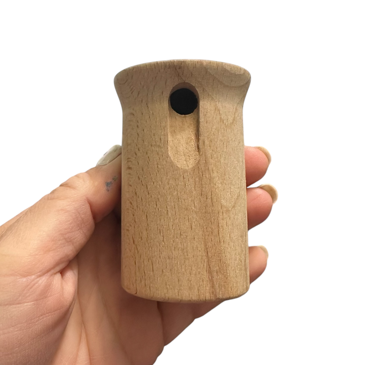 Wooden Owl Hooter Whistle – Natural Bird Call Instrument Music Frog Co