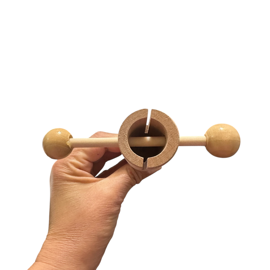 Wooden Shaker Drum Music Frog Co