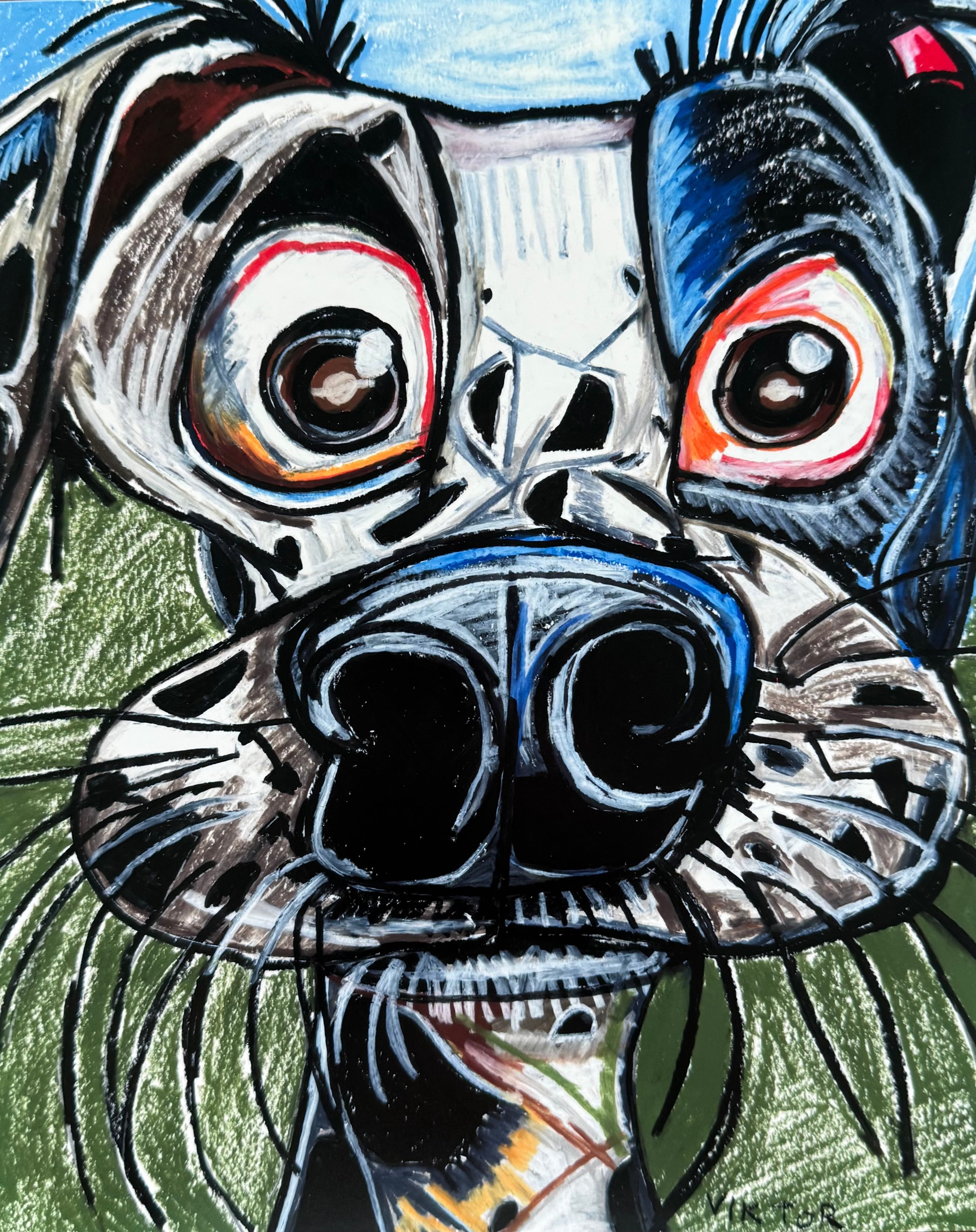 Funny Dalmatian - Art Prints Vichy's Art