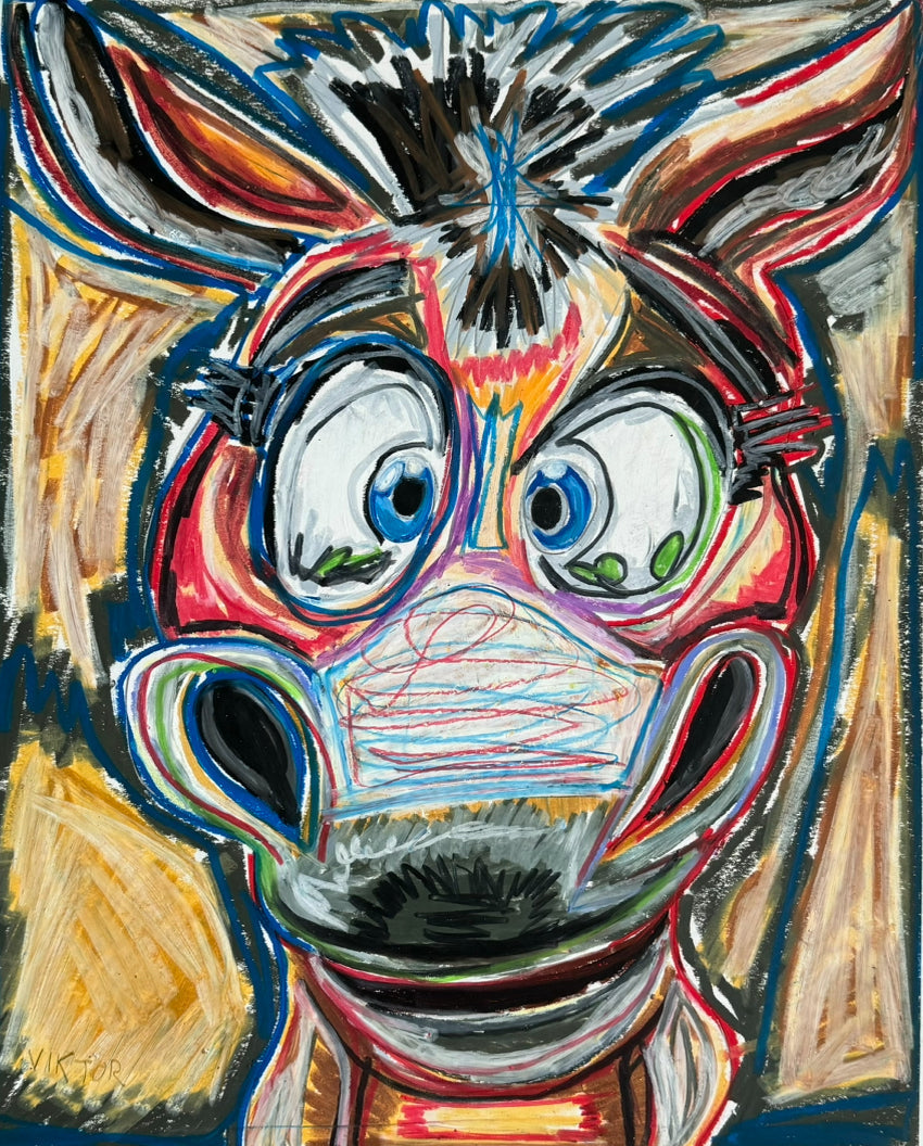 Mister Ed the Donkey - Art Prints Vichy's Art