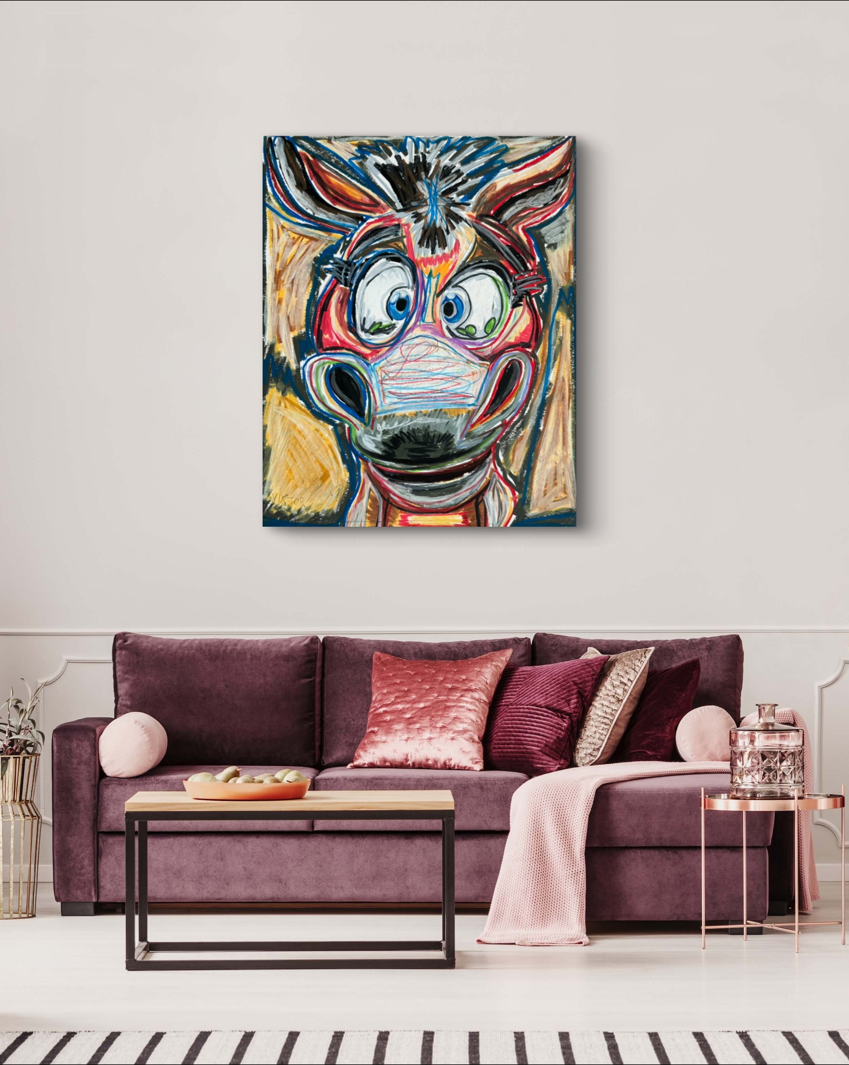 Mister Ed the Donkey - Art Prints Vichy's Art