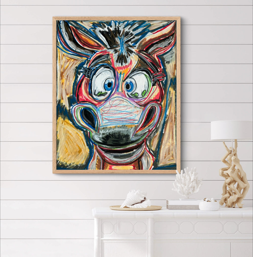 Mister Ed the Donkey - Art Prints Vichy's Art