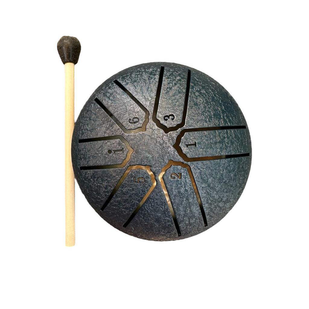 mini-rain-drum-3-steel-percussion-instrument-with-mallet-soothing-sound-toy-for-kids-adults Music Frog Co