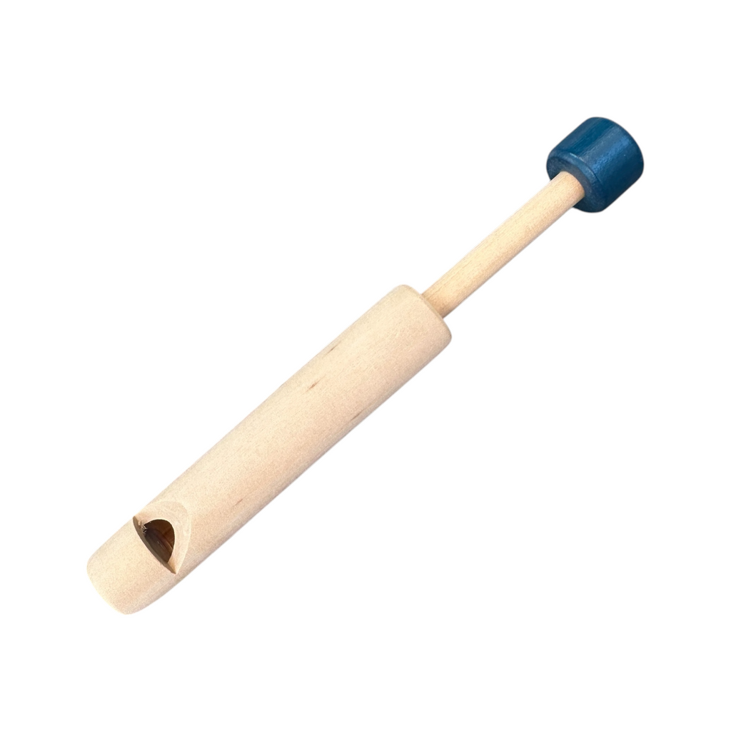 Wooden Slide Whistle – Classic Musical Toy with Adjustable Pitch – Natural Wood Instrument for Kids, Play, and Sound Effects Music Frog Co