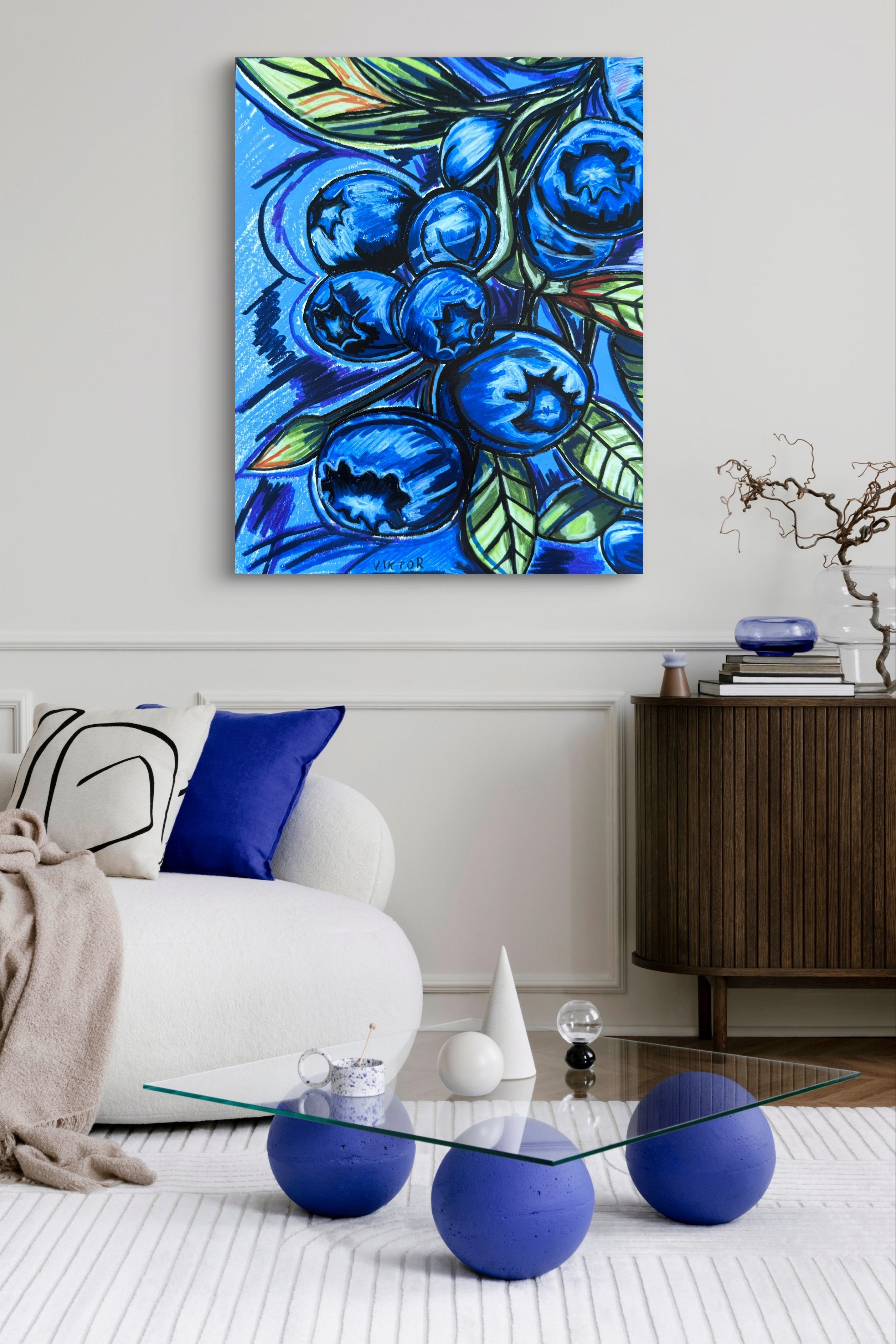 Beautifully Blue - Art Prints Vichy's Art