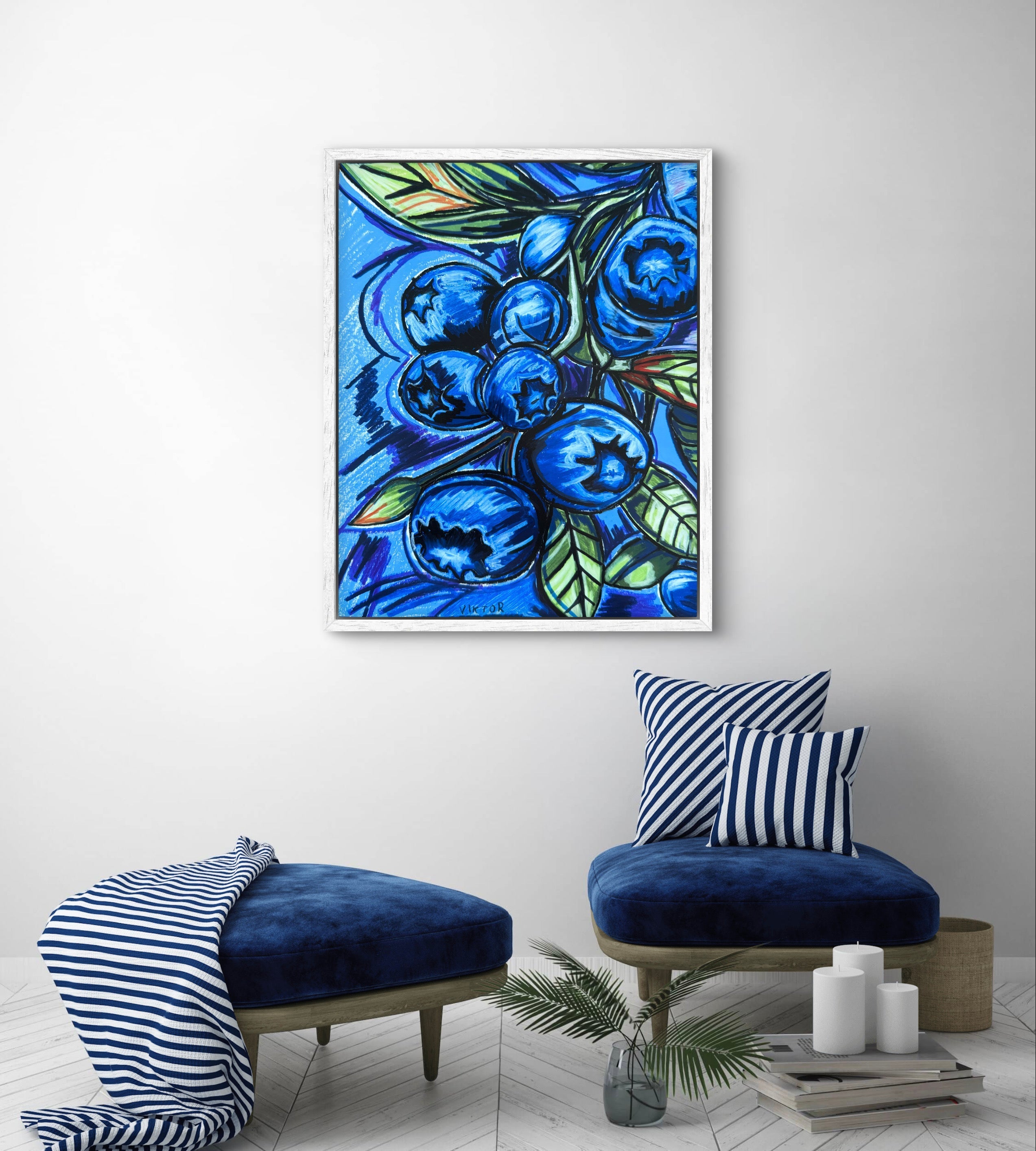 Beautifully Blue - Art Prints Vichy's Art
