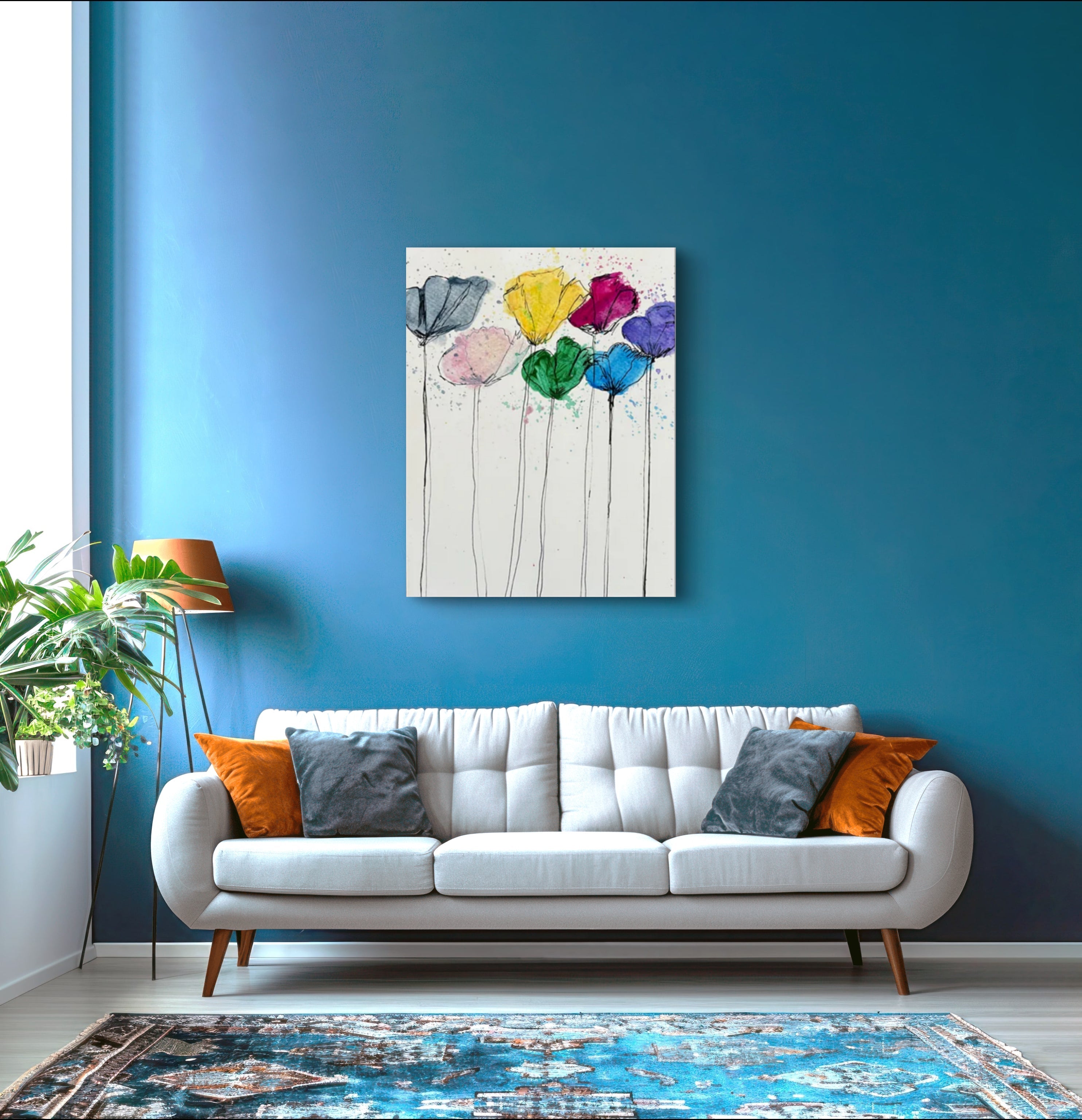 7 flowers - Art Prints Vichy's Art