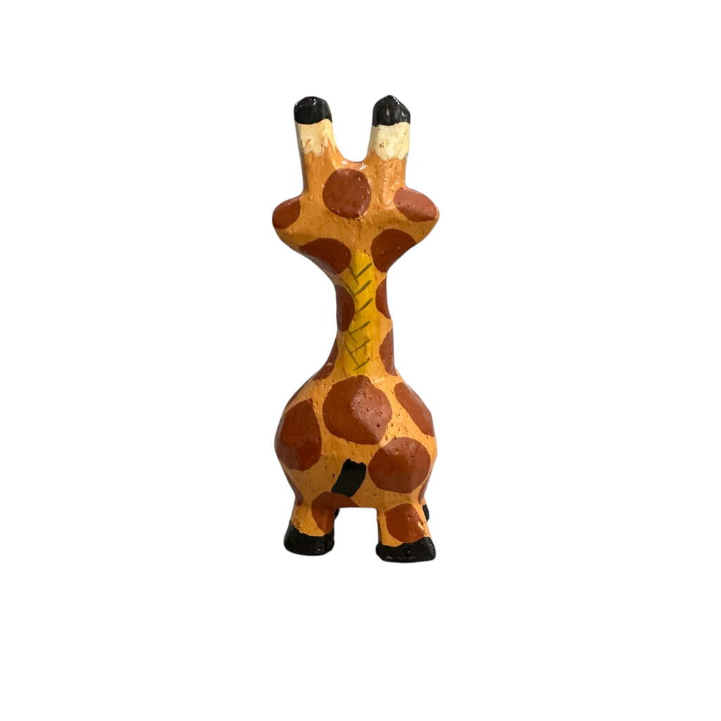 Mini Wooden Giraffe Figurine Music Frog Co