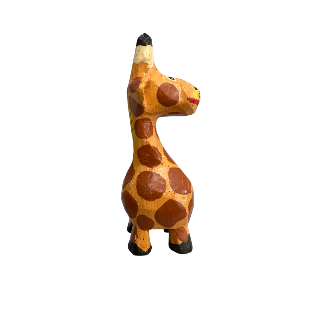 Mini Wooden Giraffe Figurine Music Frog Co