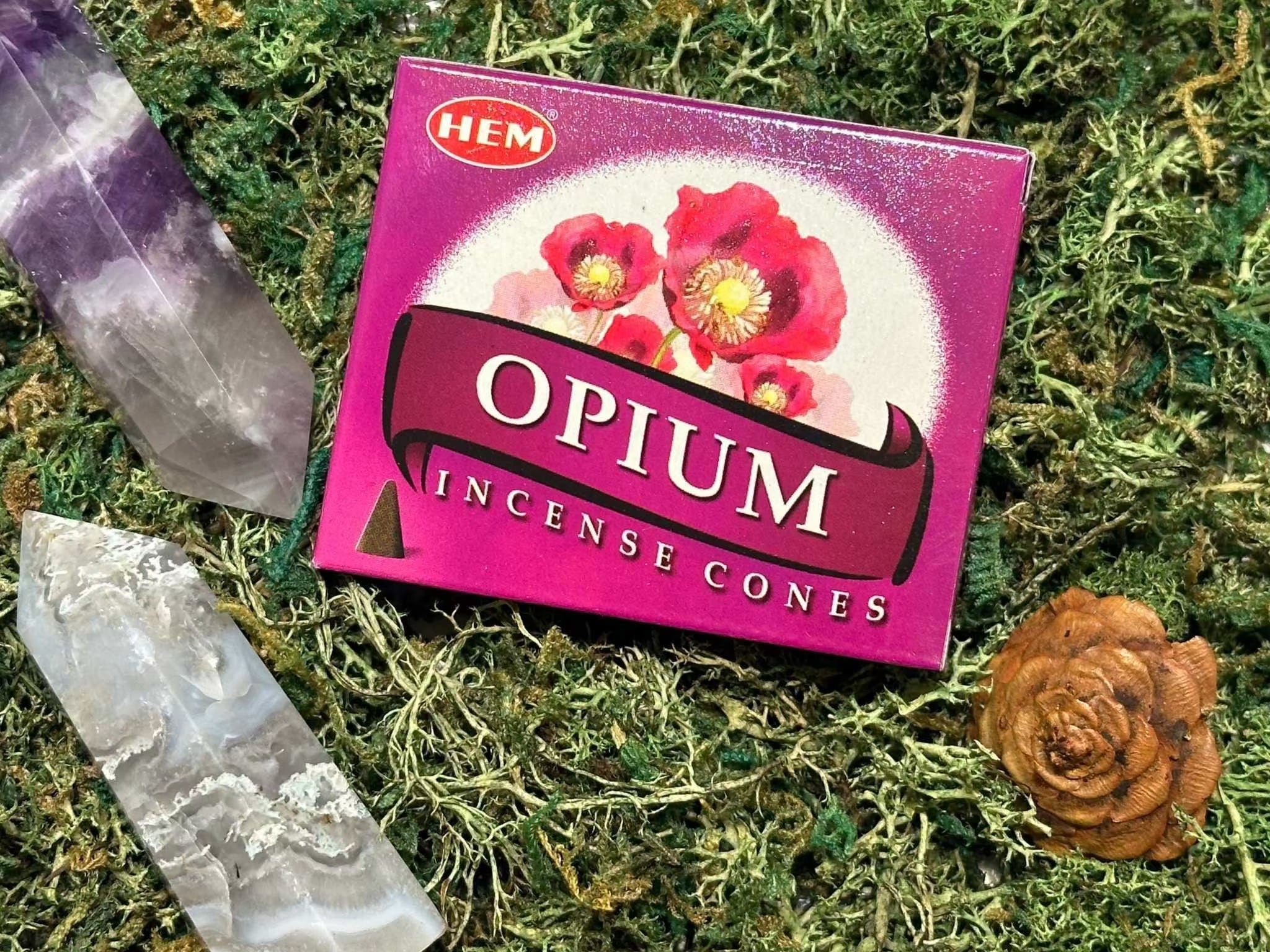 Incense Cones - Opium Sacred Crystals