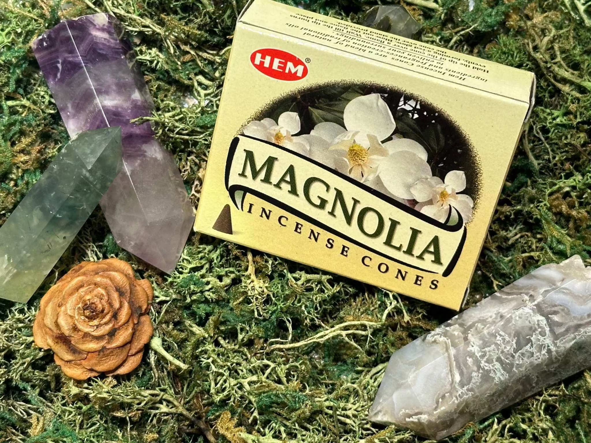 Incense Cones - Magnolia Sacred Crystals