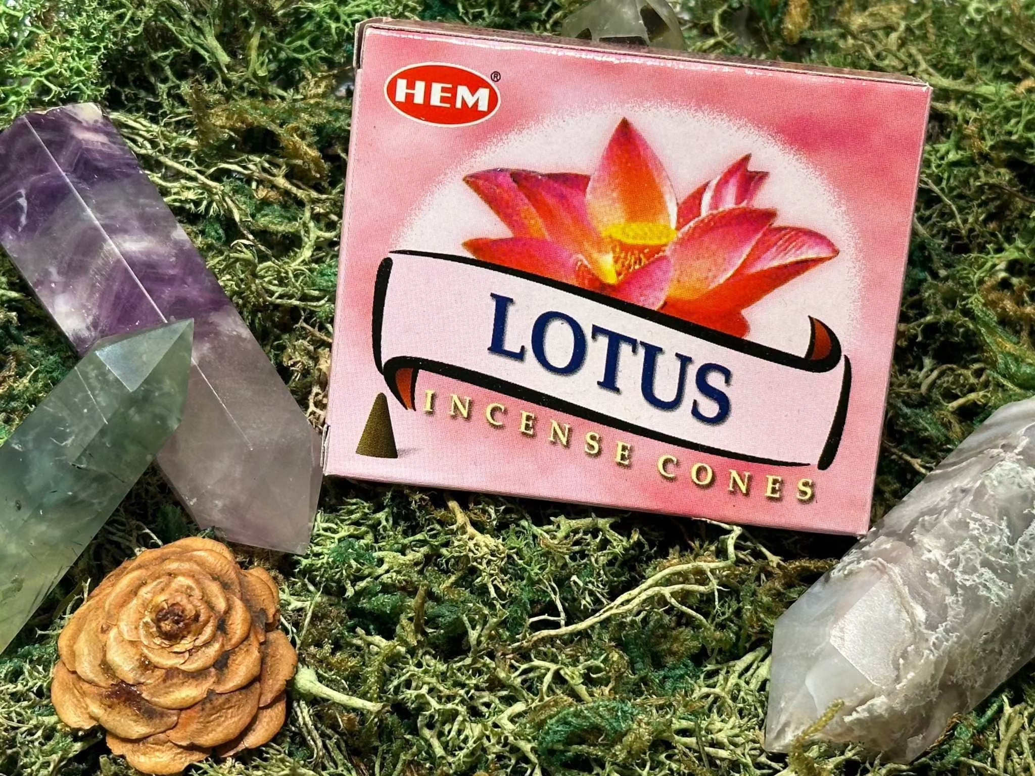 Incense Cones - Lotus Sacred Crystals