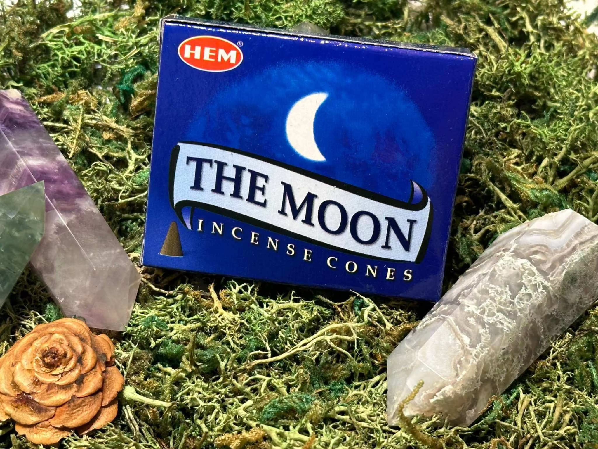 Incense Cones - The Moon Sacred Crystals