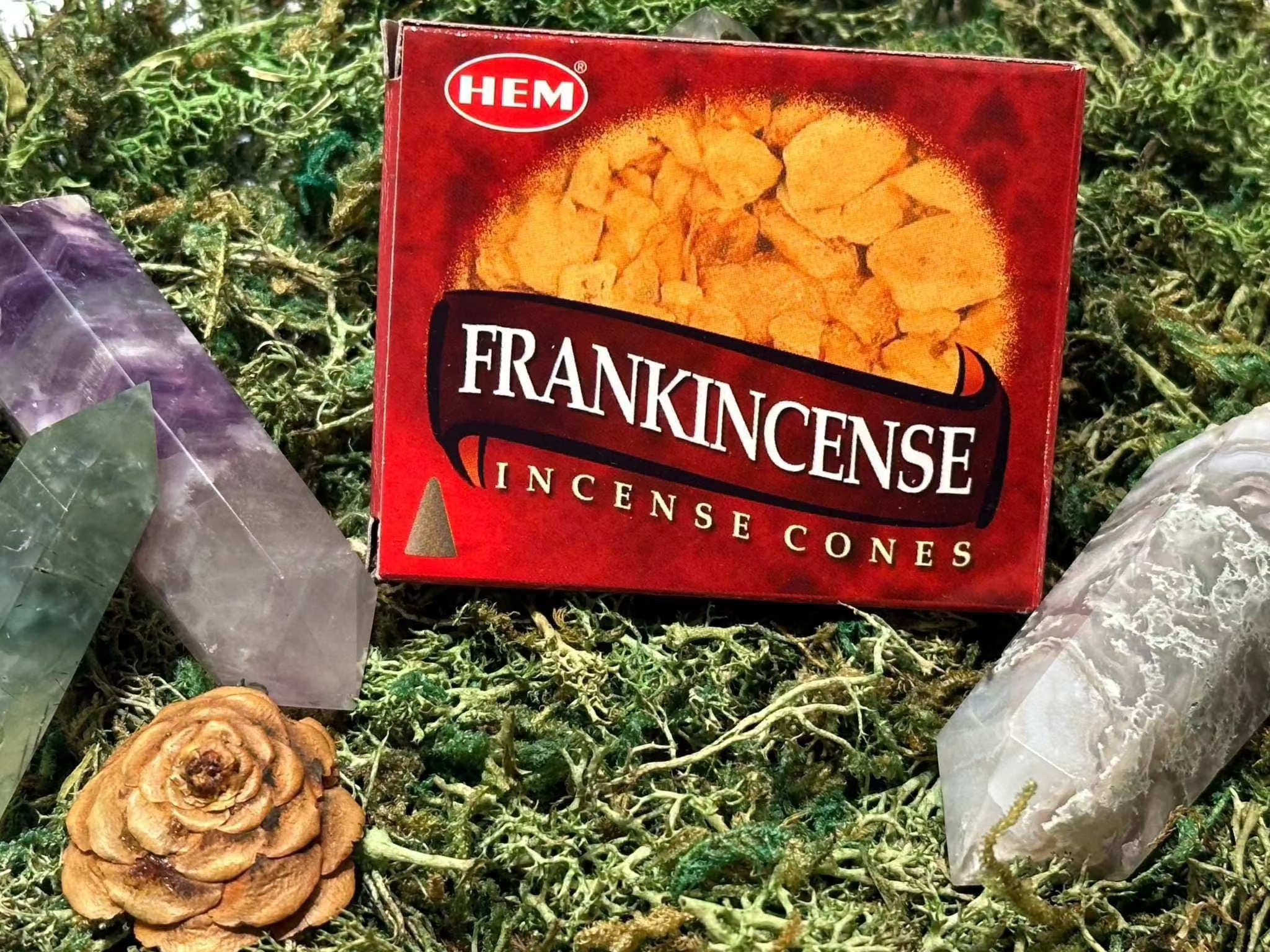 Incense Cones - Frankincense Sacred Crystals
