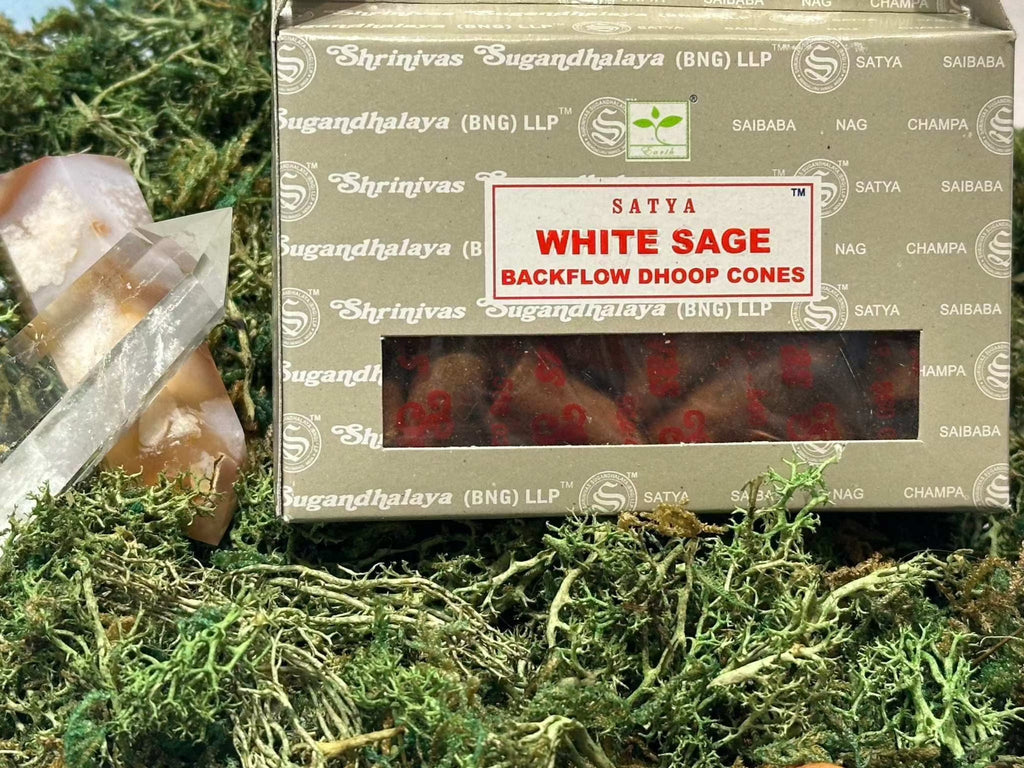 Backflow Incense Cones - Satya Sacred Crystals