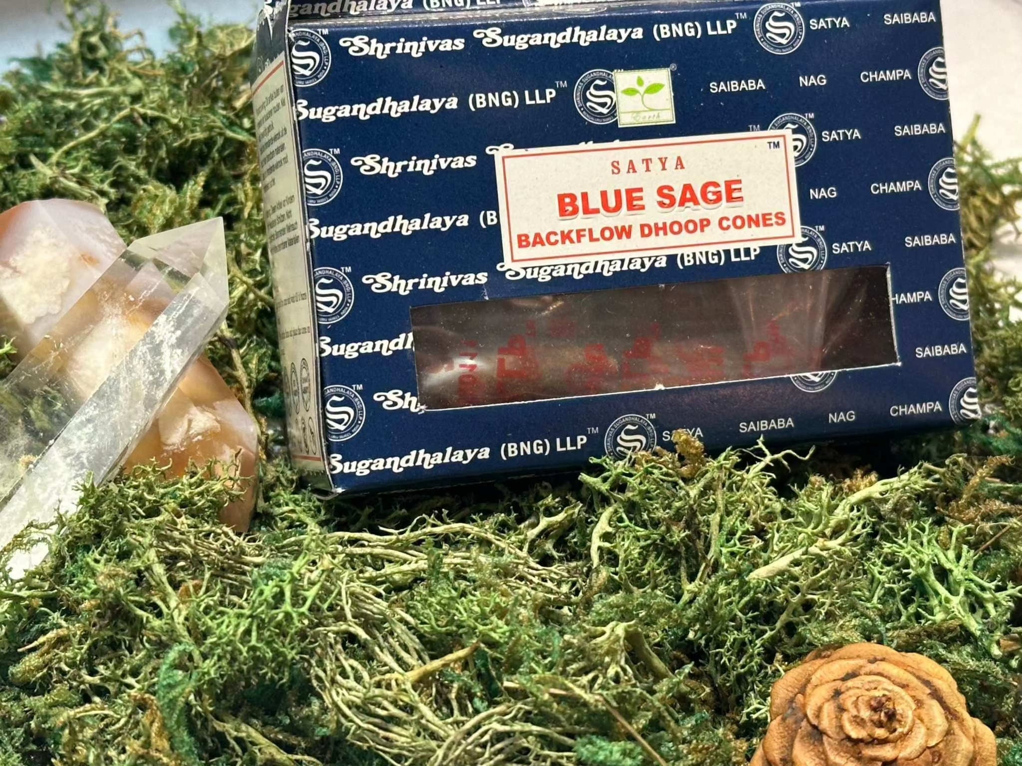 Backflow Incense Cones - Satya Sacred Crystals