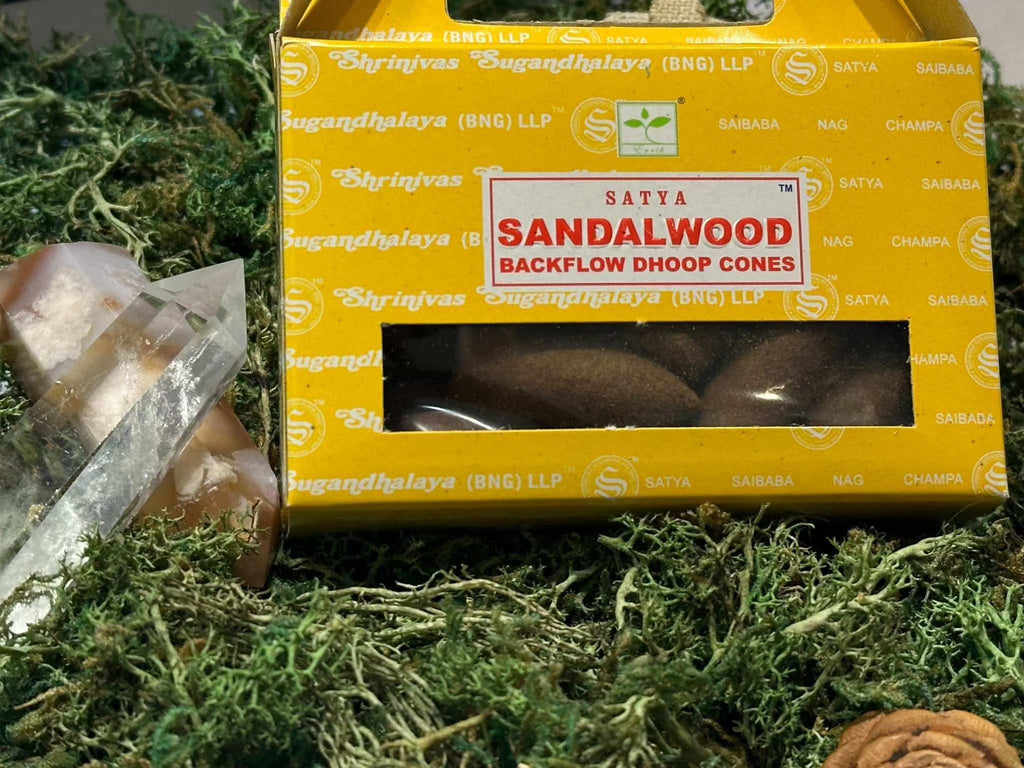 Backflow Incense Cones - Satya Sacred Crystals