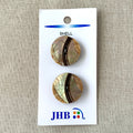 53222 Shell - JHB - 2 Holes - 25mm - Natural The Attic Exchange