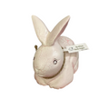 Wooden white bunny figurine decoration Music Frog Co