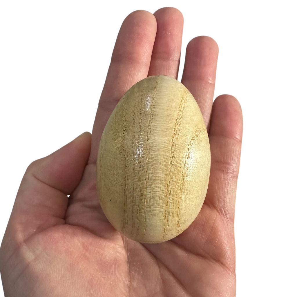 Wooden Egg Shakers – Natural Rhythm Eggs for Kids, Music Play & Eco Percussion Music Frog Co