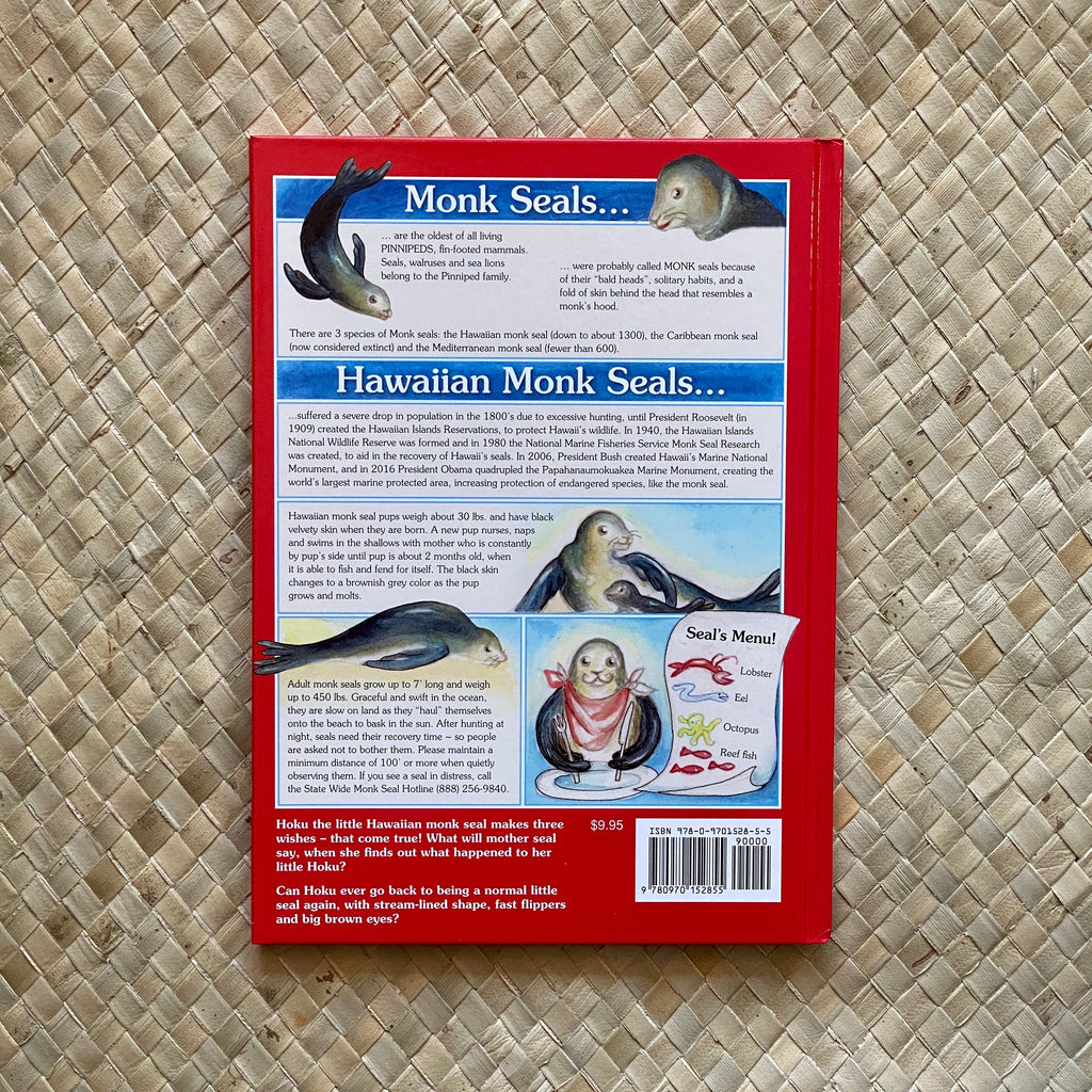 Hoku the Seal's Three Wishes Hawaiian Children's Books by Gill McBarnet