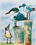 The Seagulls - Art Prints Vichy's Art