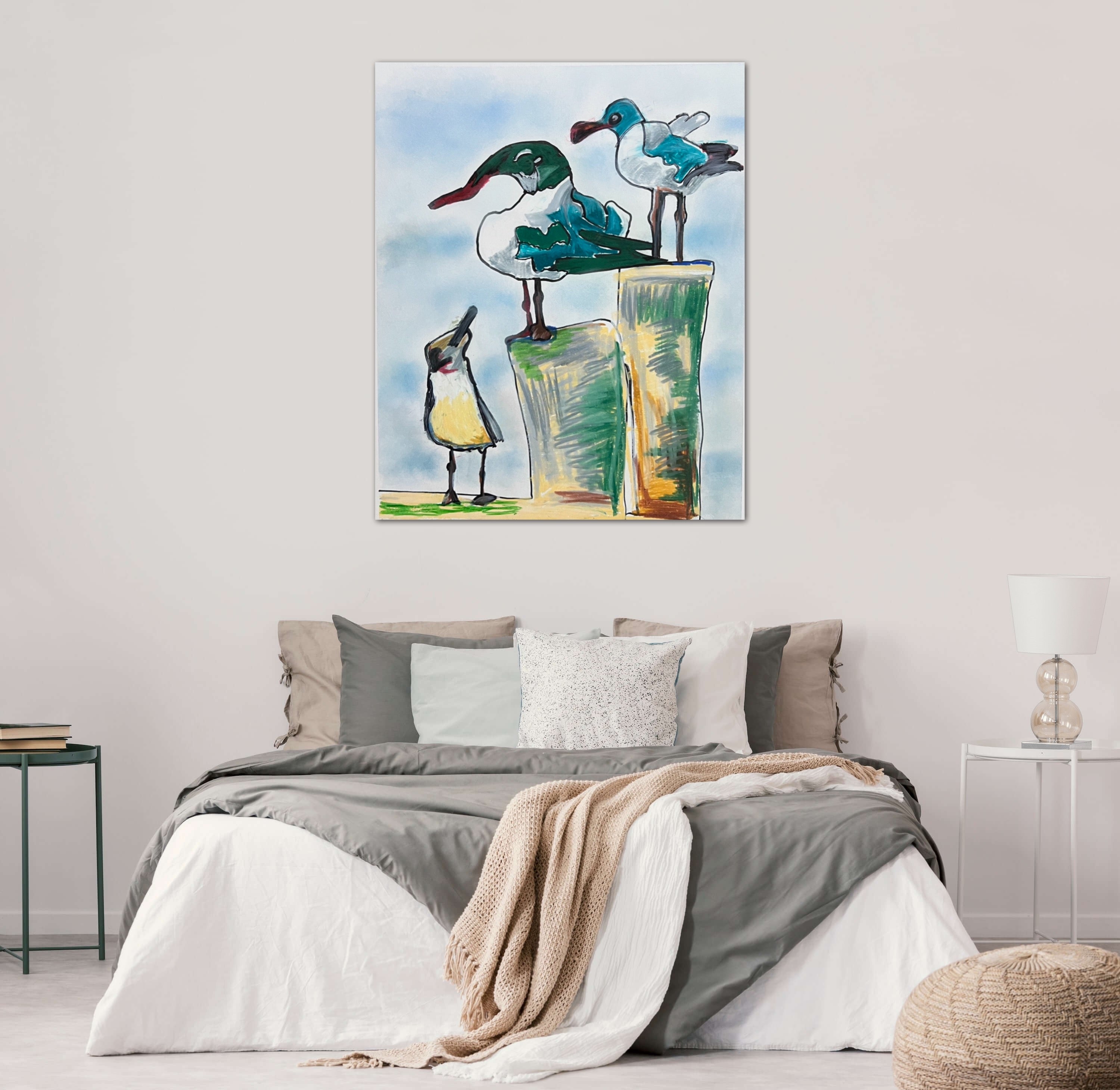 The Seagulls - Art Prints Vichy's Art