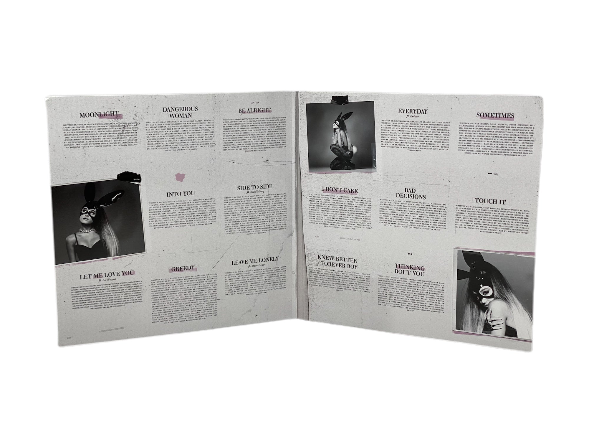 Ariana Grande - Dangerous Woman (Purple & Black Swirl Double LP) Pale Blue Dot Records