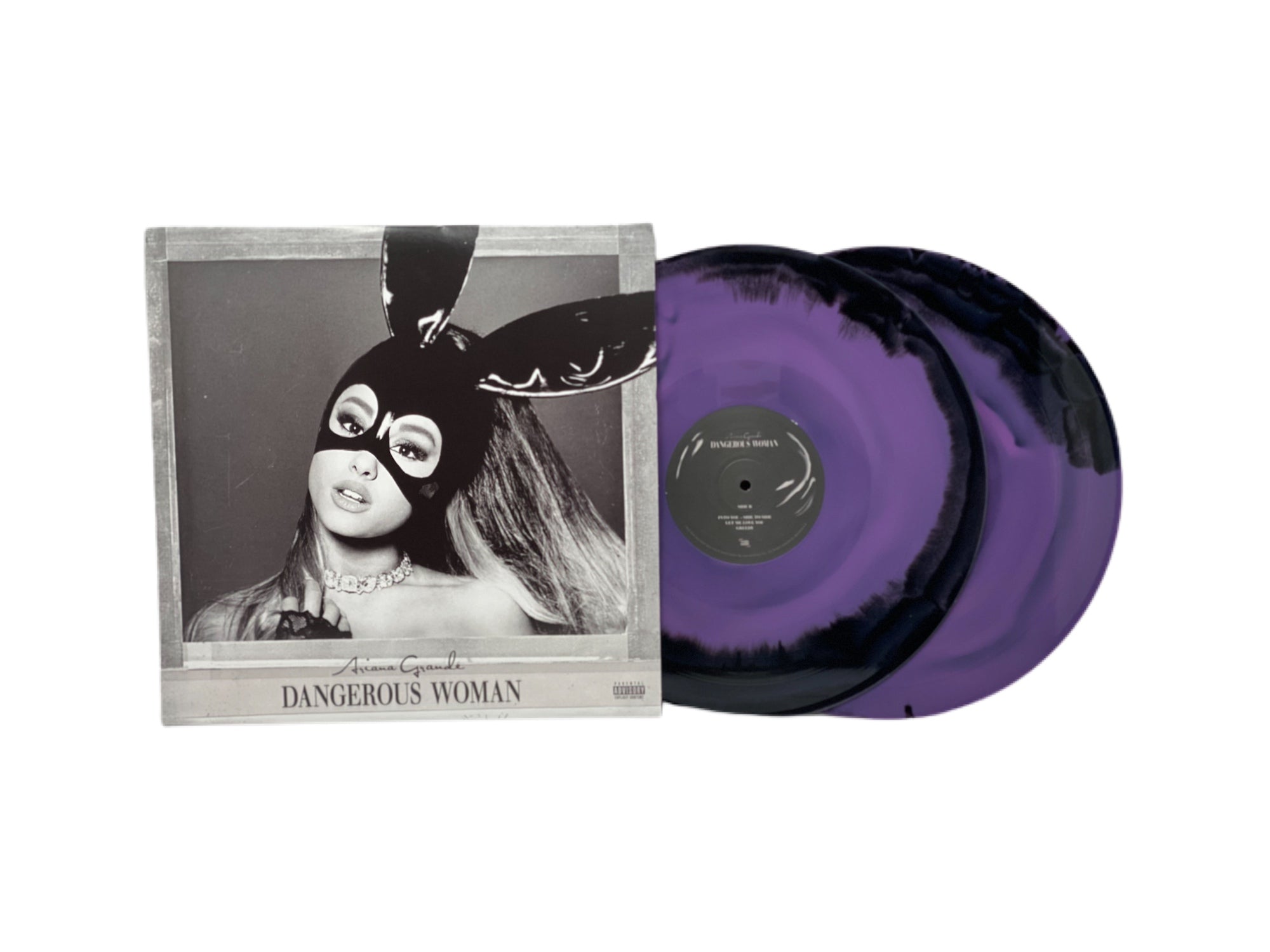 Ariana Grande - Dangerous Woman (Purple & Black Swirl Double LP) Pale Blue Dot Records