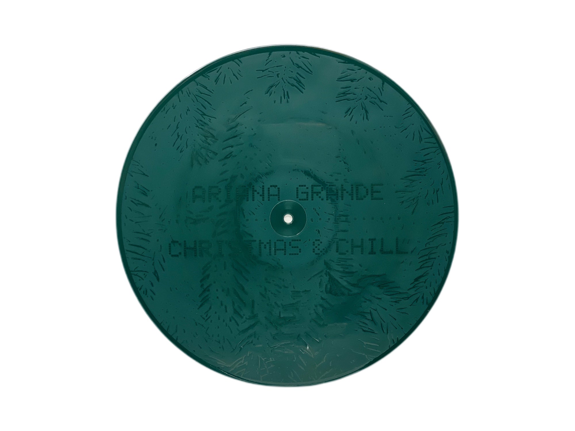 Ariana Grande - Christmas & Chill (Green Colored Vinyl w/ Custom Etching) Pale Blue Dot Records