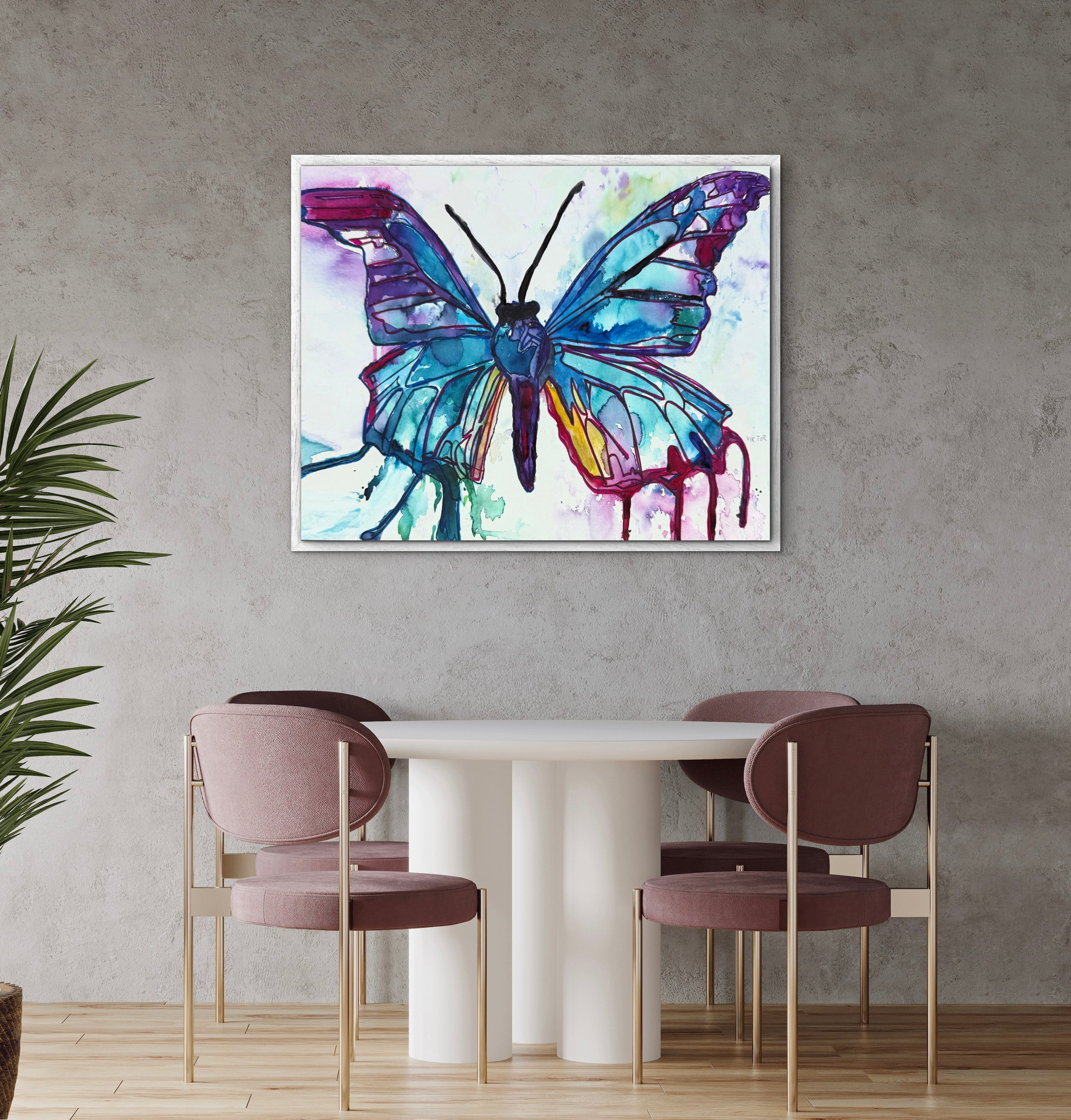 Purple Wings - Art Prints Vichy's Art