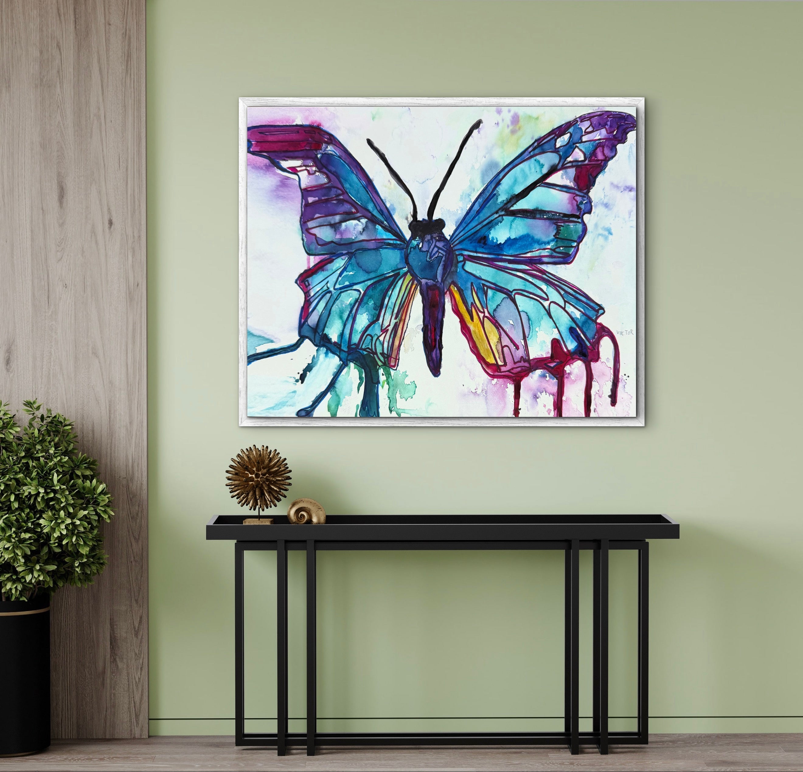 Purple Wings - Art Prints Vichy's Art