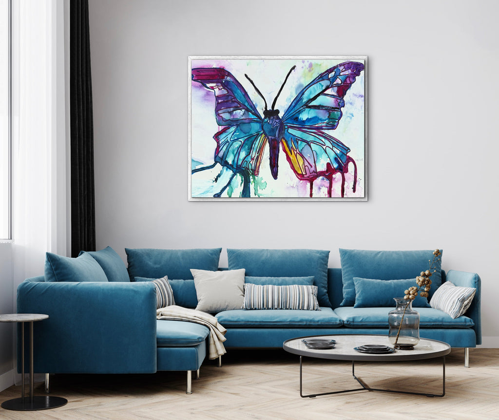 Purple Wings - Art Prints Vichy's Art