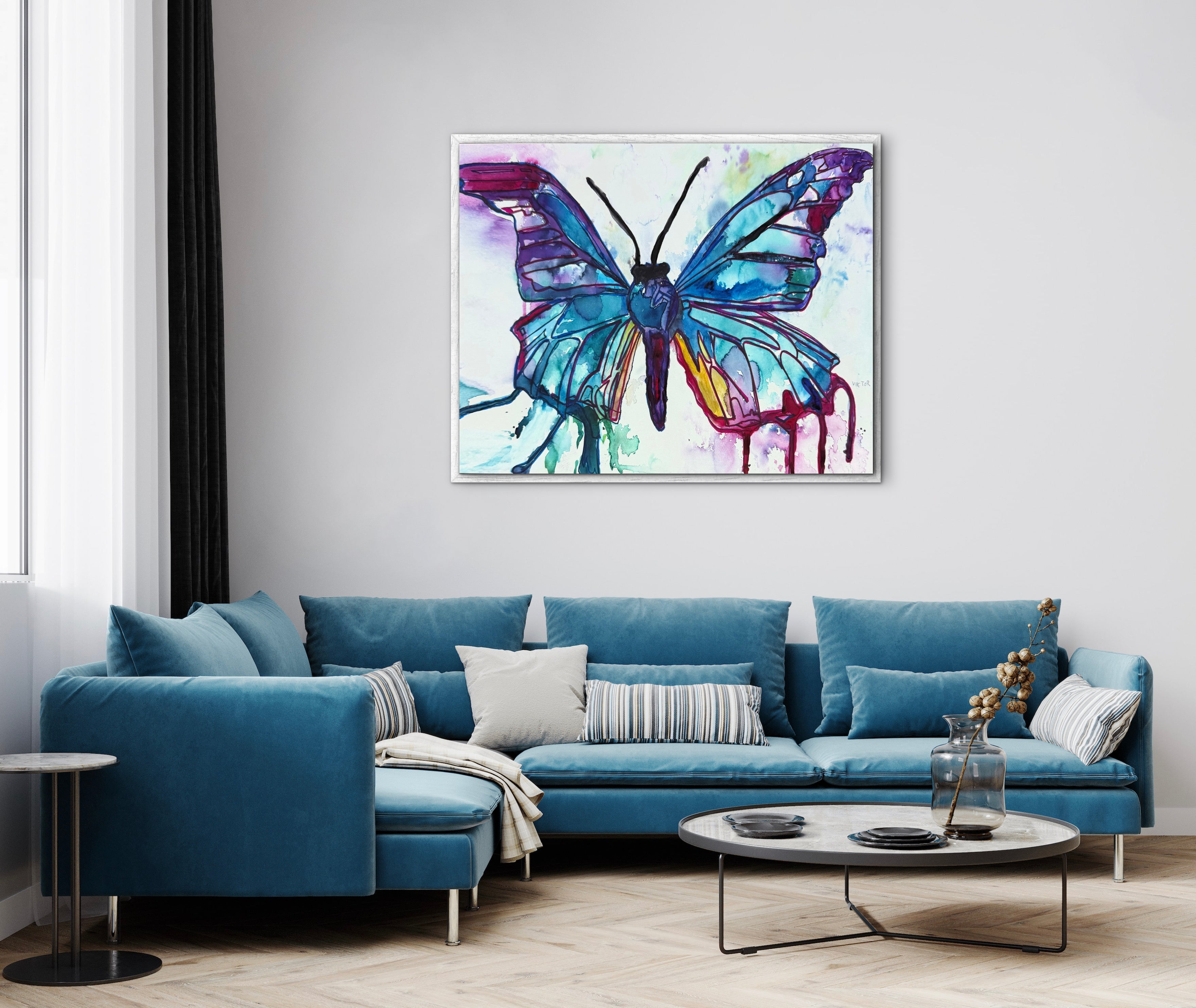 Purple Wings - Art Prints Vichy's Art