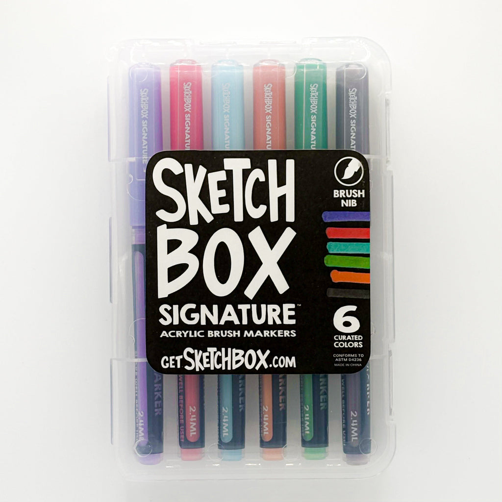 SketchBox Signature Paint Marker- 6 Set ShopSketchBox