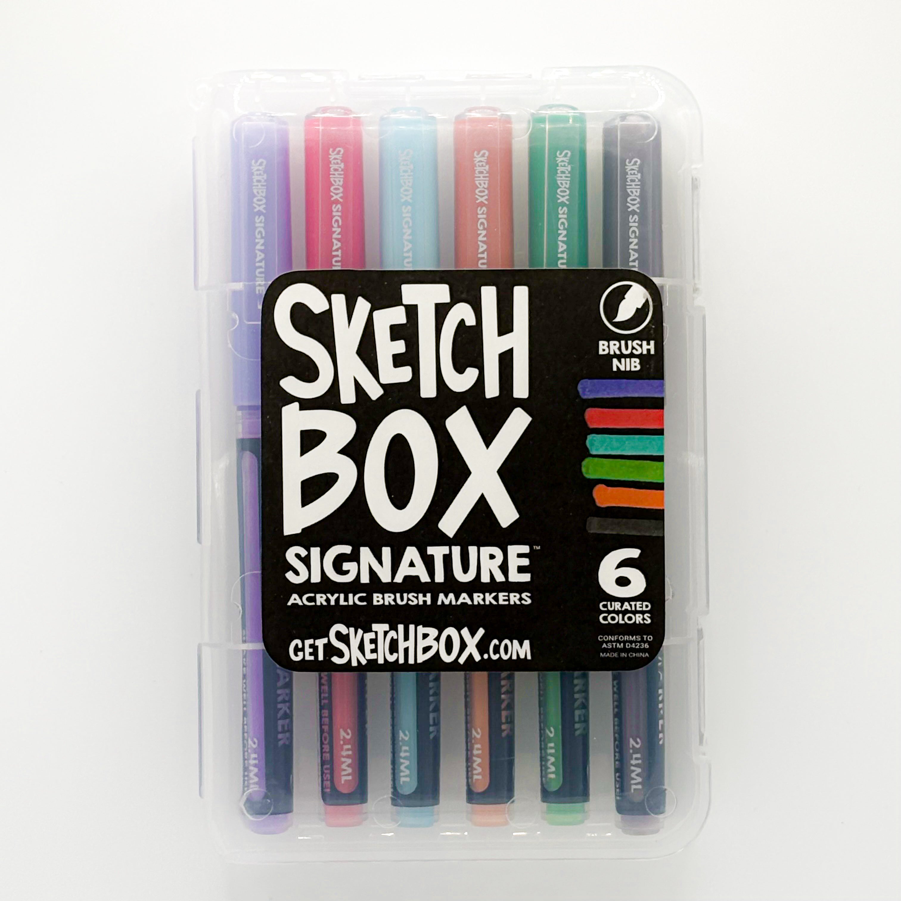 SketchBox Signature Paint Marker- 6 Set ShopSketchBox