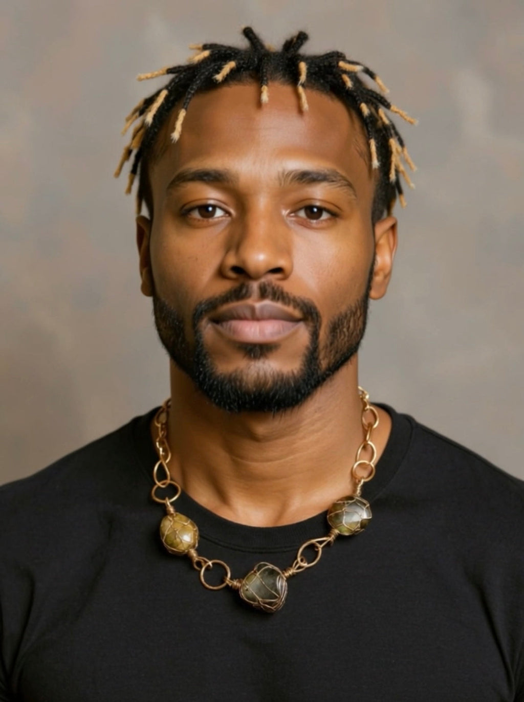 Custom Tiger's Eye Chunky Link Neck Jewelry The Vibez Shop