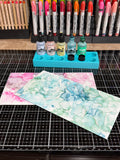 Ranger Alcohol Ink Storage Tray with Cap Holders, Holds 6 Bottles, Made to Order in 10 Colors Y-Axis Printing LLC