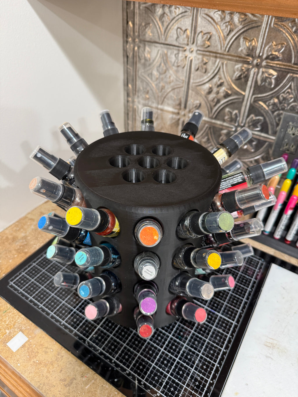 Distress Oxide Spray Carousel, 1 oz Bottle Storage Organizer Y-Axis Printing LLC